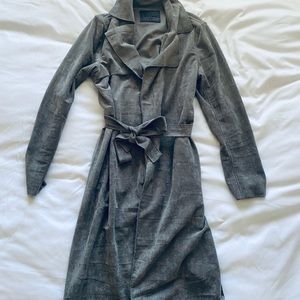 BLANKNYC Faux Suede Trench Coat